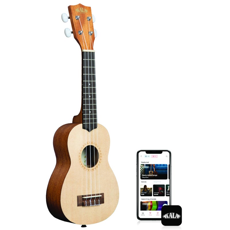 Kala 15S Satin Mahogany Spruce Top Ukulele (KA-15S-S) - Image 1